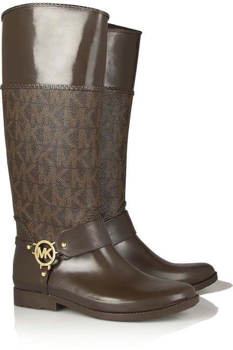 michael kors boots rubber|michael kors boots women's.